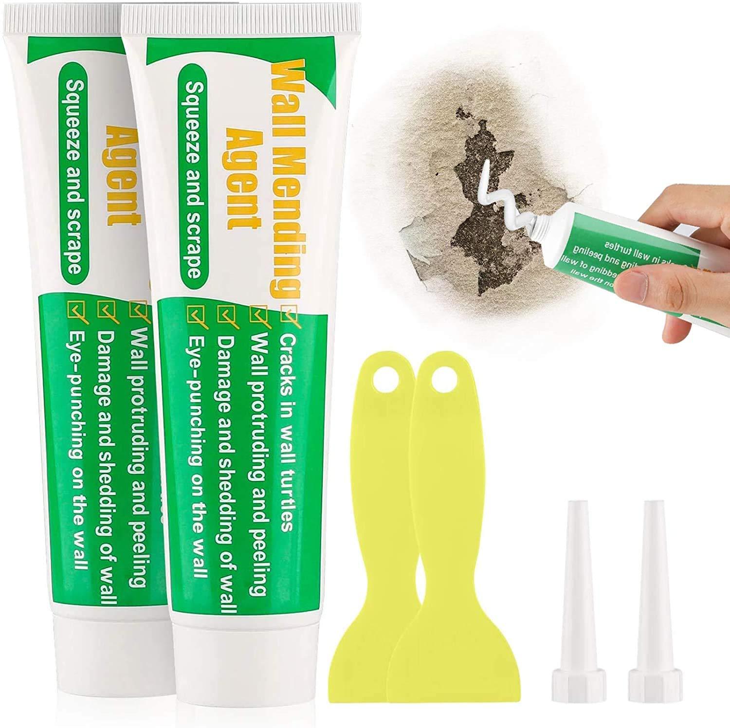 Set 3 x Kit instant pentru reparat peretii, crema alba reparatoare