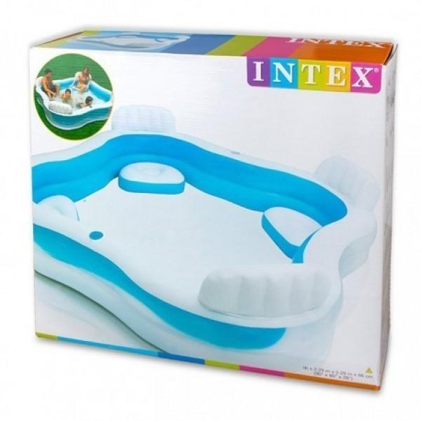 Piscina gonflabila iNTEX cu 4 locuri si 2 suporti pentru pahare
