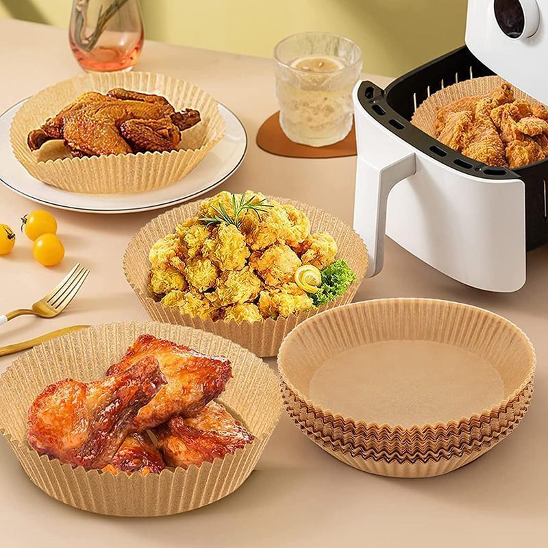 Set 100/200 hartii de copt pentru friteuza, 16 cm