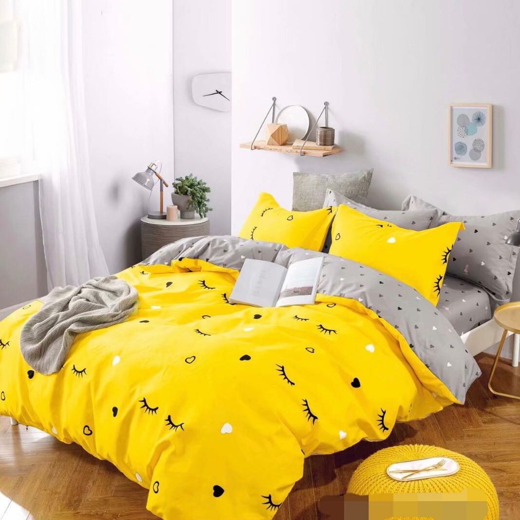Lenjerie de pat, bumbac satinat finet, 6 piese - Jojo Home 26