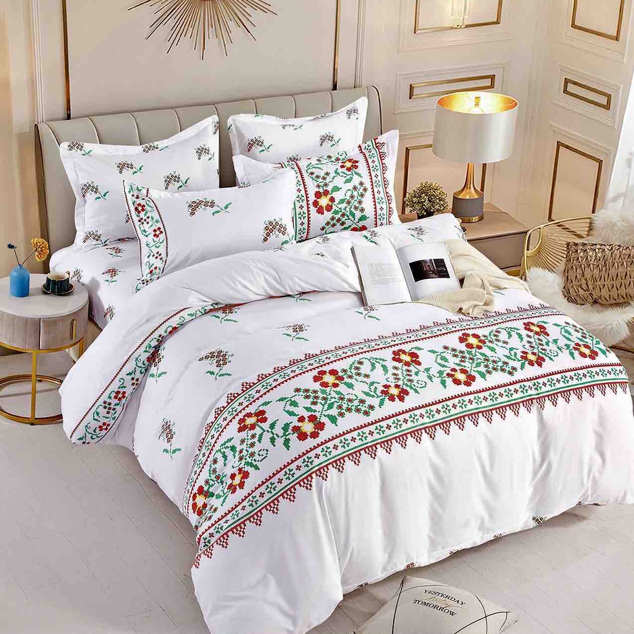 Lenjerie de pat, bumbac satinat finet, 6 piese - Jojo Home 19