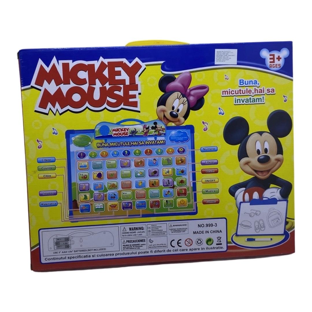 Tableta educativa in limba romana, Mickey Mouse, 35 x 28 cm