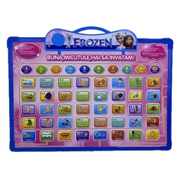 Tableta educativa in limba romana, Frozen, 35 x 28 cm