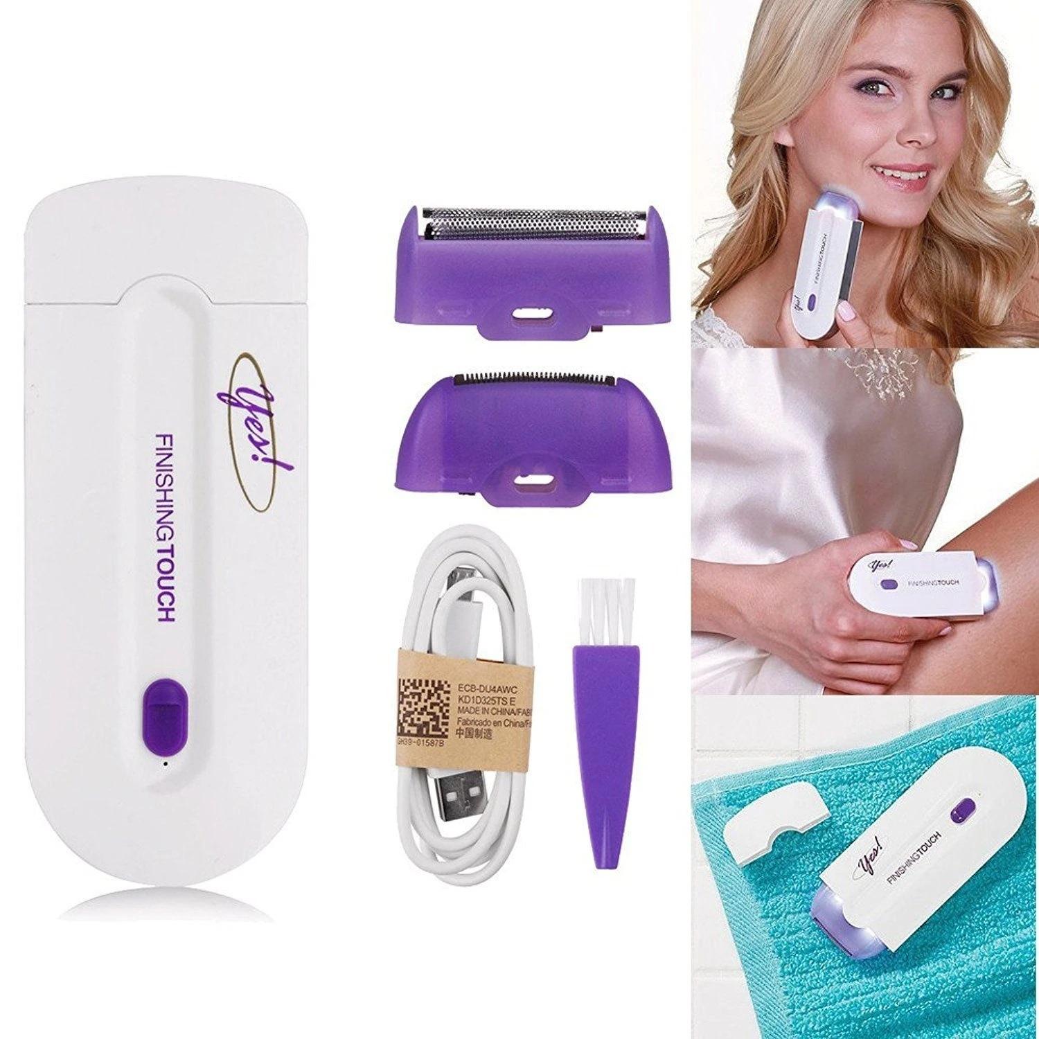 Epilator reincarcabil cu lumina