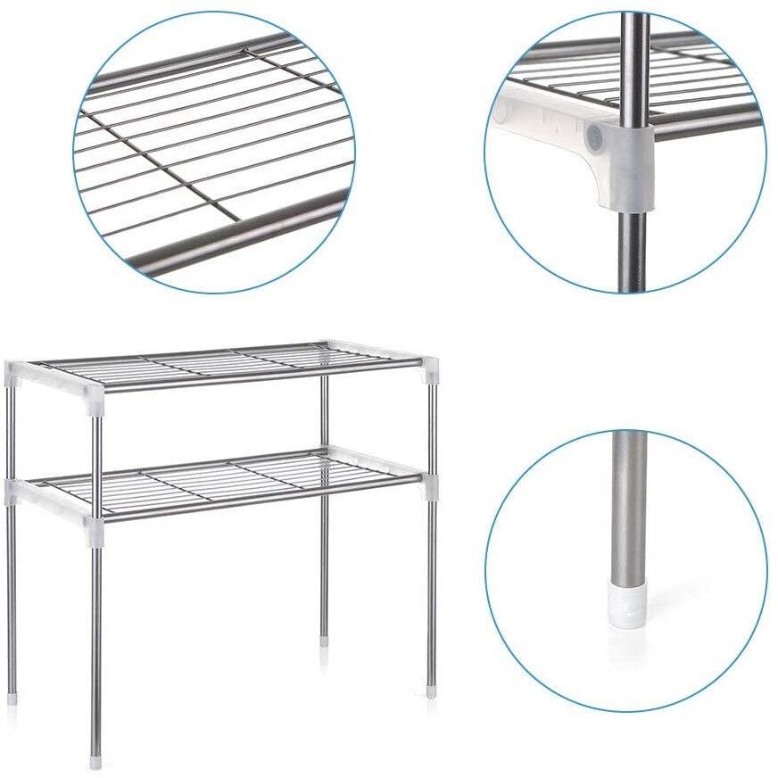 Etajera tip raft multifunctional pentru bucatarie sau baie Multi Storage Rack
