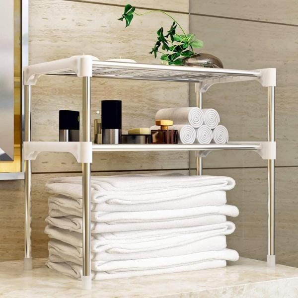 Etajera tip raft multifunctional pentru bucatarie sau baie Multi Storage Rack