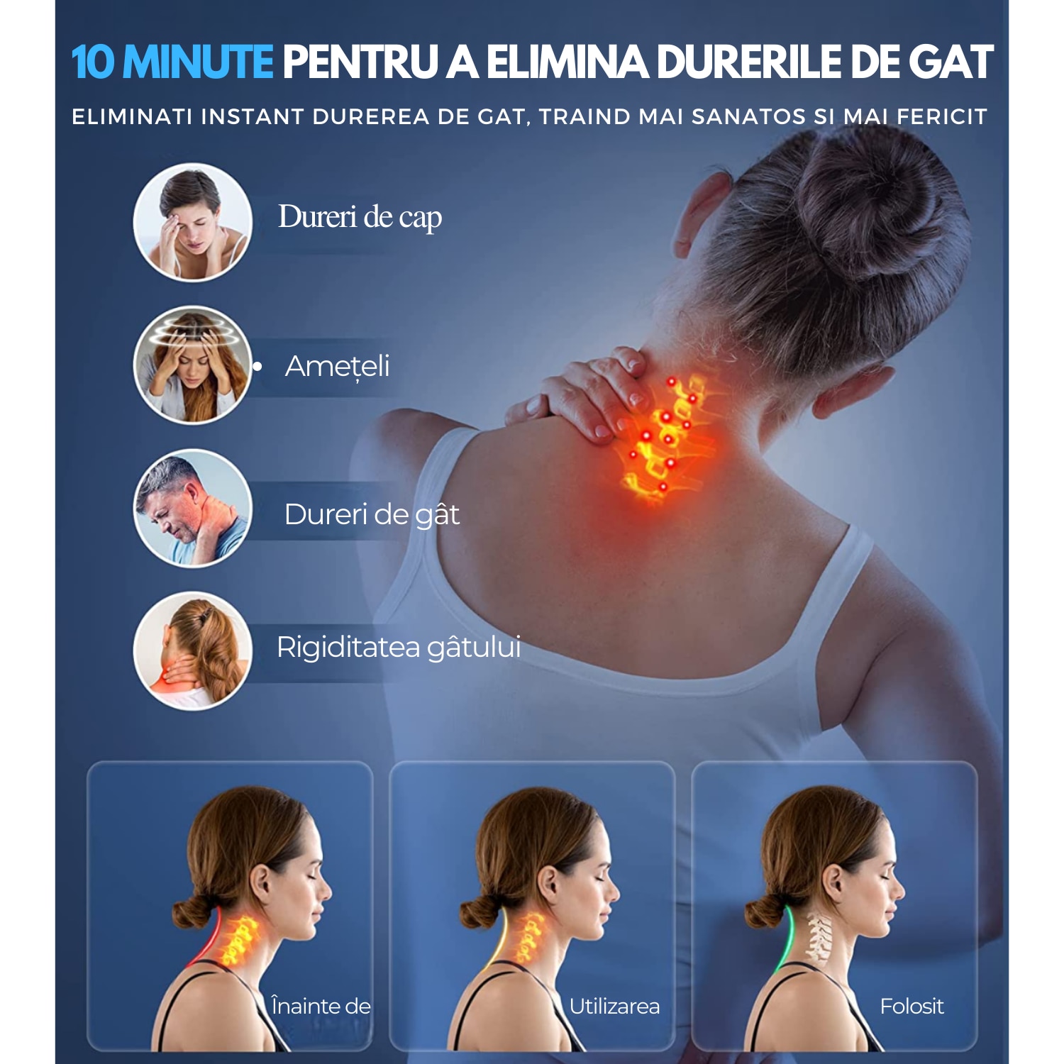 Perna pentru musculatura gatului