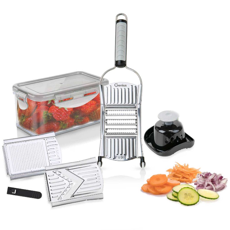 Set razatoare cu 3 lame interschimbabile, Inox