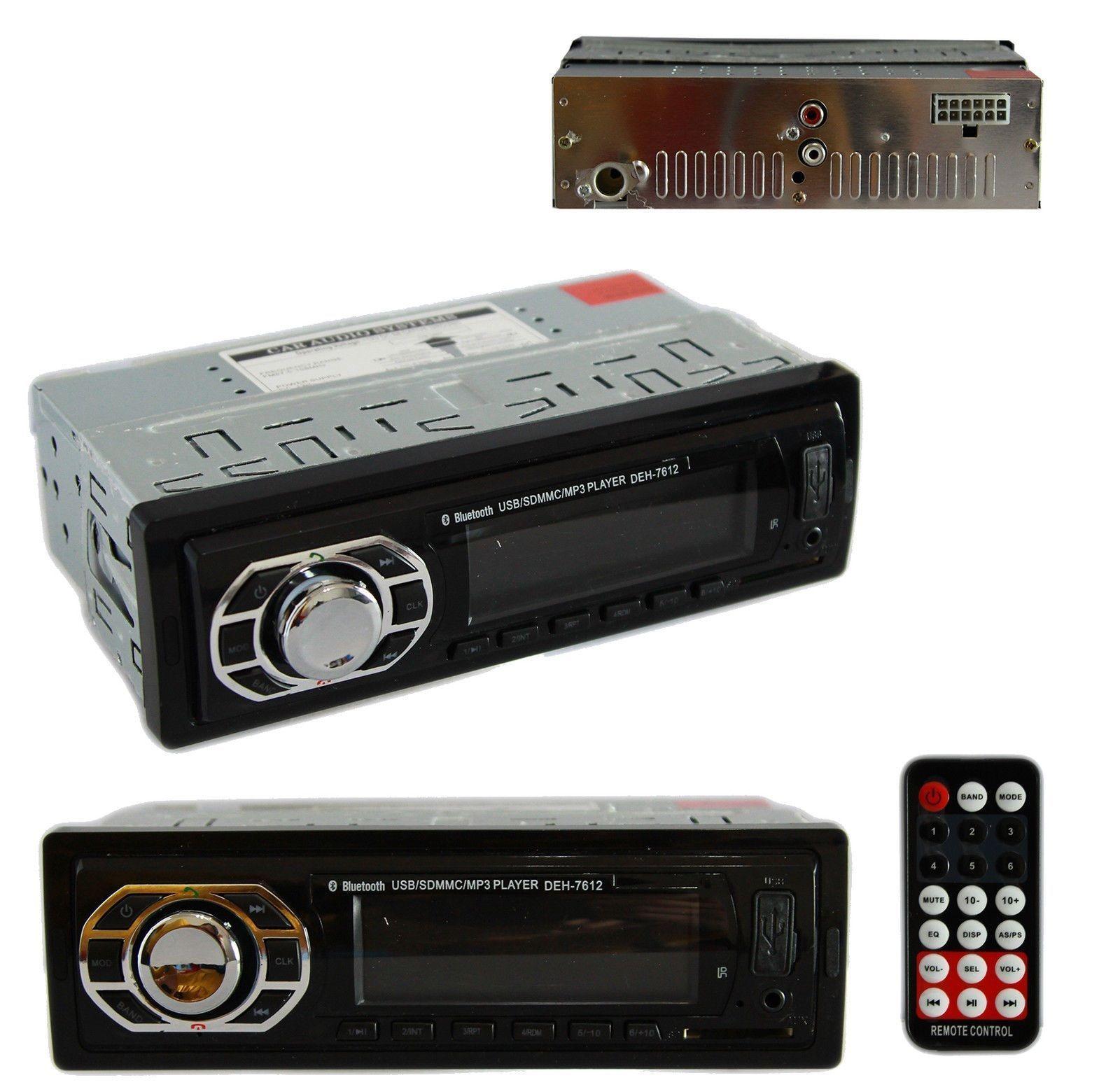 Radio MP3 player auto cu telecomanda, Bluetooth, USB, SD, AUX, 4x60W