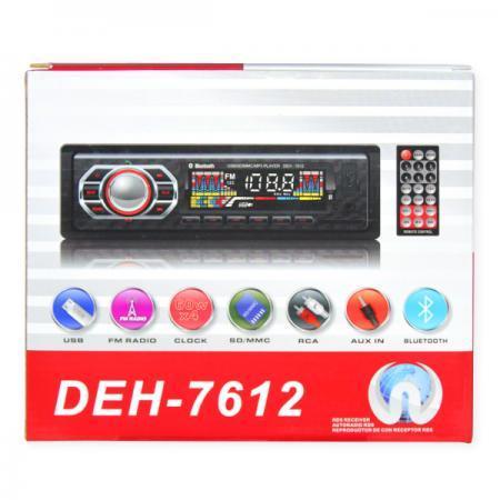 Radio MP3 player auto cu telecomanda, Bluetooth, USB, SD, AUX, 4x60W