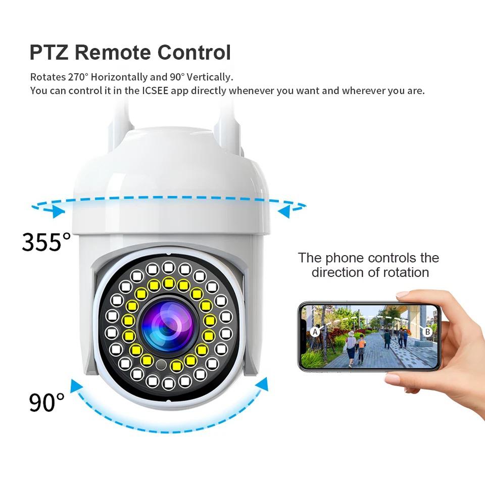 Set 2 x Camera de supraveghere wifi, card 32 GB, JT-8161QJ