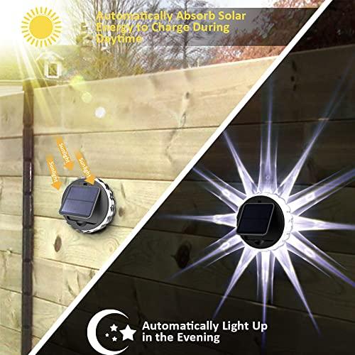 Set 4 lampi solare LED, senzor de lumina