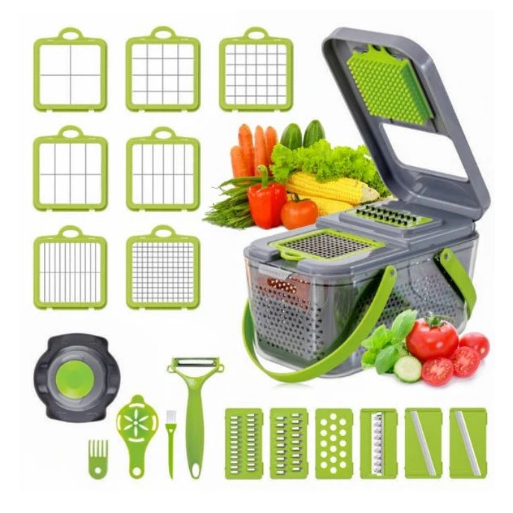 Razatoare multifunctionala cu 22 accesorii, Veggie Slicer