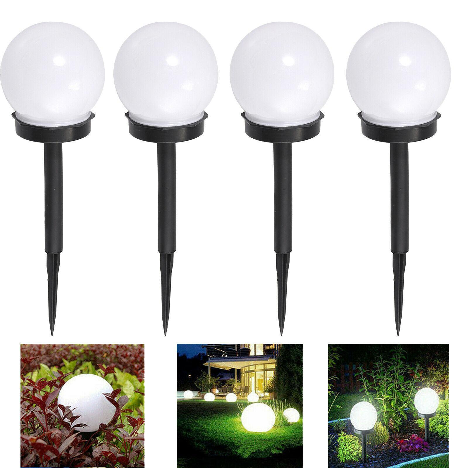 Set 10 x lampa solara, H 38 cm, senzor de lumina