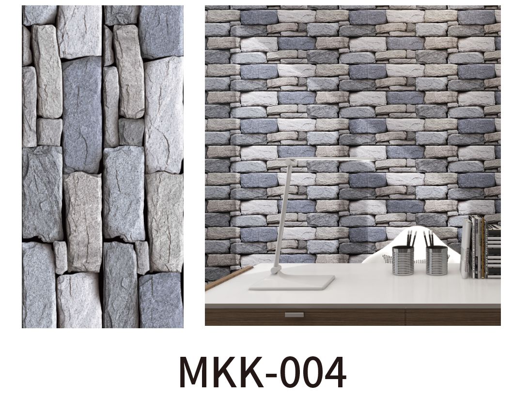 Set 5 x Tapet adeziv decorativ, 30x60 cm, Grey Rocks