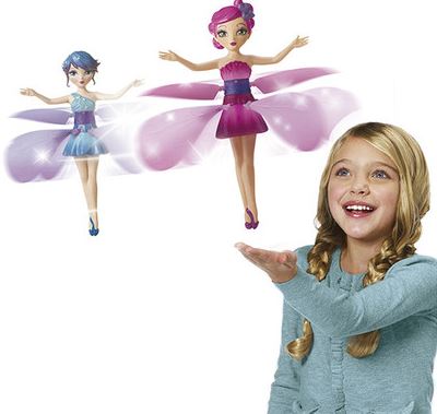 Magia e in mainile celei mici cu Papusa Zana zburatoare Flying Fairy