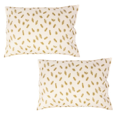 Patura pufoasa Cocolino 190 x 210 cm + Set 2 perne puf de gasca 50 x 70 cm