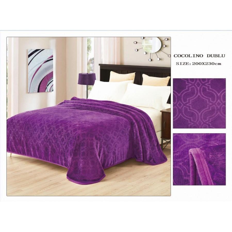 Patura cocolino dubla, 200 x 230 cm, marime XXL
