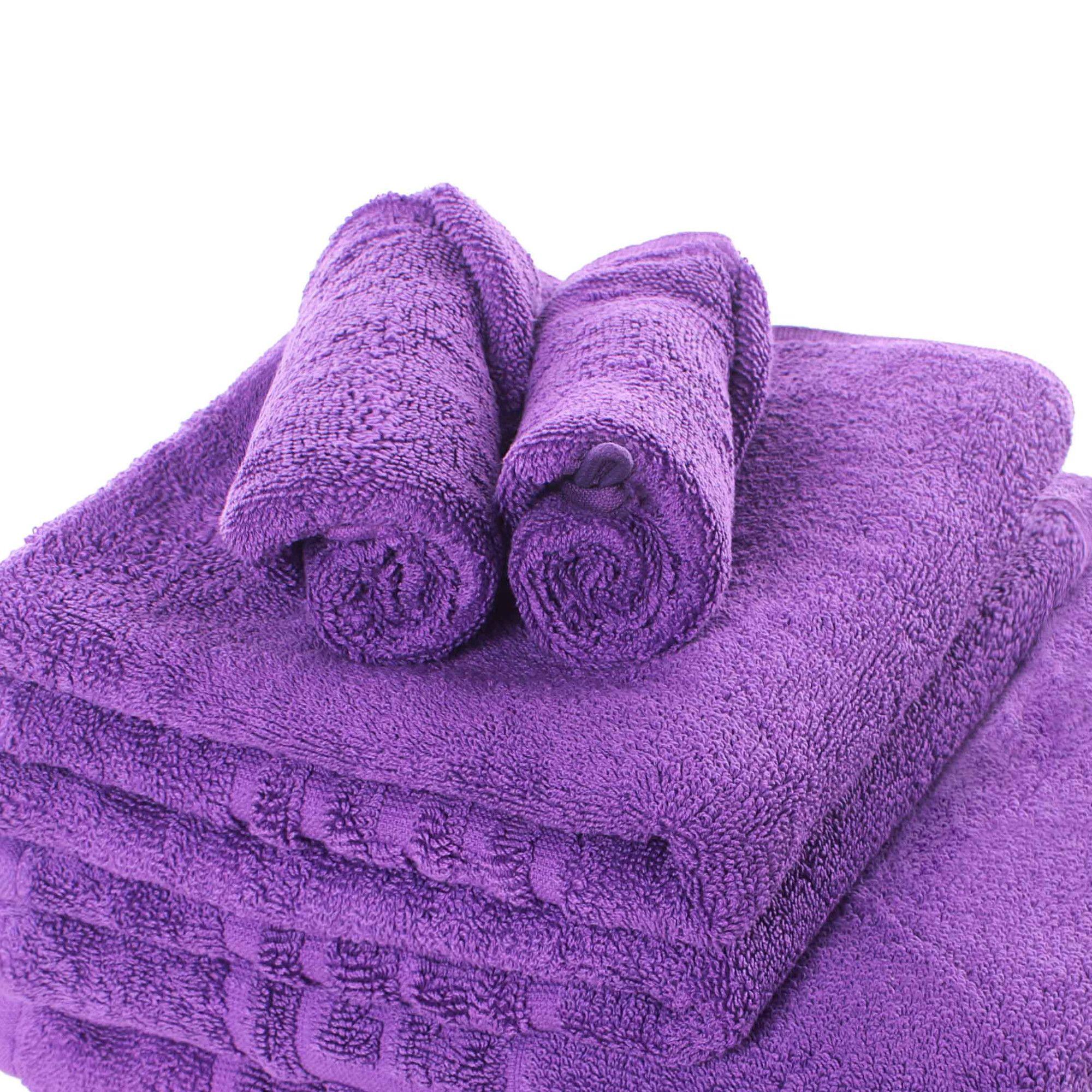 Set 6 prosoape 100% bumbac pakistanez pieptanat, MOV
