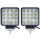 Set 2 proiectoare LED auto offroad 48W, 16 LED, 12V-24V