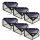 Set 6 x Lampa 100 LED cu panou solar, senzor de miscare