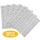 Set 5 x Placa de tapet adeziv caramizi albe, 77x70 cm
