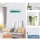 Set 5 x Placa de tapet adeziv caramizi albe, 77x70 cm