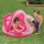 Piscina copii Flamingo roz cu protectie solara, 114x103x72 cm