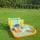 Centru de joaca cu piscina, trambulina si tobogan, gonflabil, 365x340 cm