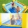 Centru de joaca cu piscina, trambulina si tobogan, gonflabil, 365x340 cm