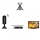 Antena semnal TV, Andowl A160, pentru interior, 1080p