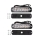 Set 2 x Stroboscop 6 LED, lumina portocalie