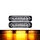 Set 2 x Stroboscop 6 LED, lumina portocalie