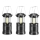 Set 3 x lampa solara reincarcabila cu functie incarcare telefon