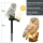Ornament bufnita de gradina cu incarcare solara