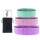 Set 6 benzi elastice din material, 3 niveluri de rezistenta, saculet inclus