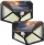 Set 2 x Lampa 100 LED cu panou solar, senzor de miscare
