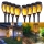 Set 8 x Lampa solara tip torta cu efect flacara