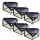 Set 6 x Lampa 100 LED cu panou solar, senzor de miscare