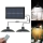 Set panou solar cu 2 becuri LED cu aplica, telecomanda, 50W