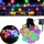 Instalatie solara LED 30 globulete multicolore