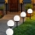 Set 5 x lampa solara, H 34 cm, senzor de lumina