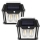Set 2 x Lampa solara 2 becuri LED, Senzor de miscare si lumina