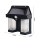 Set 2 x Lampa solara dubla, 3 moduri iluminare