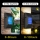 Set 4 x lampa solara 6 LED, Senzor, lumina calda