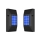 Set 4 x lampa solara 6 lED, Senzor, lumina calda