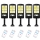 Set 5 x Lampa solara cu 6 celule, 120 LED COB si telecomanda