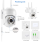 Set 2 x camera video de supraveghere IP 360 WiFi, card 32 GB