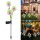 Set 2 x Lampa solara LED, decoratiune gradina, Dandelion 70 cm