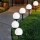 Set 3 x lampa solara 33 cm, senzor de lumina
